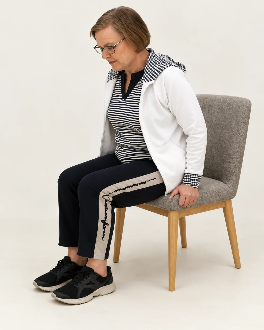 Sit-to-Stand: start seated.
