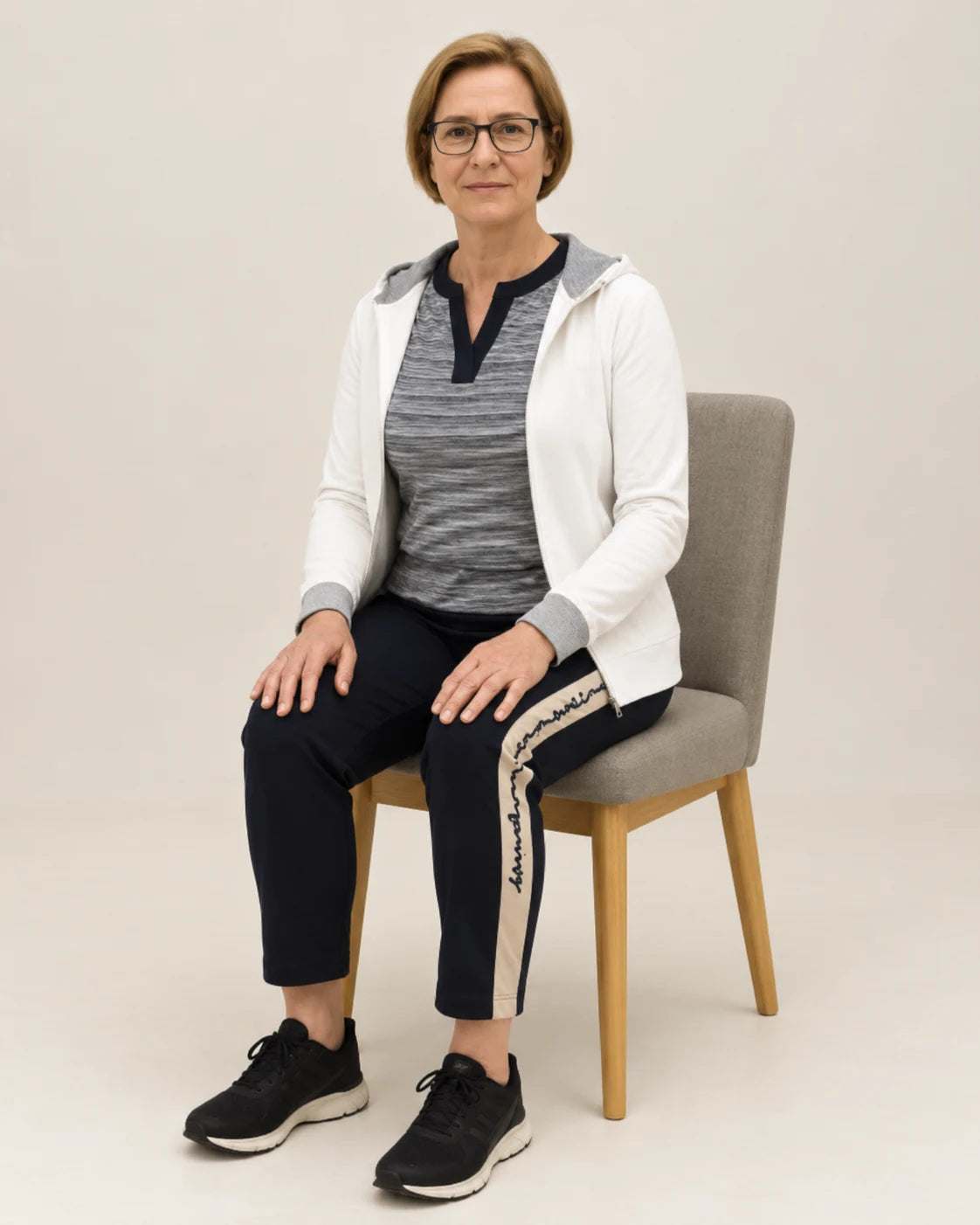 Seated trunk rotations: start tall.